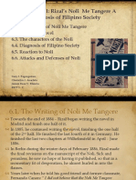 CHAPTER 6 Rizals Noli Me Tangere A Dianosis of Filipino Society