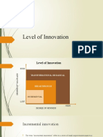 (MTI) Level of Innovation