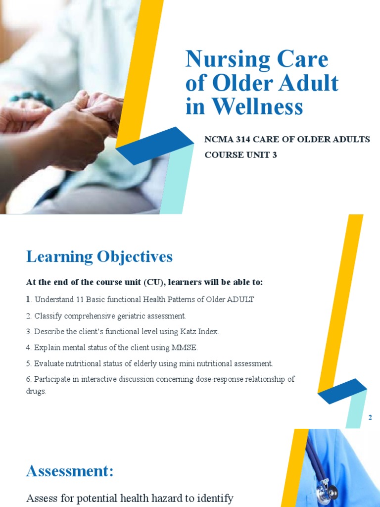 Nursing Care Strategies for Older Adults | PDF