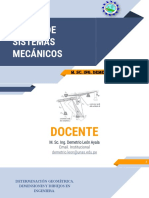 Diseño de Sistemas Mecanicos - Determinación Geométrica