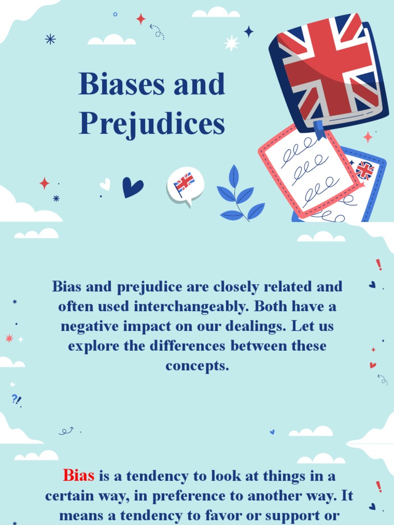English 9 - Biases and Prejudices | PDF | Bias | Prejudices
