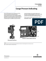 Product Bulletin Fisher 4195k Gauge Pressure Indicating Controllers en 123988