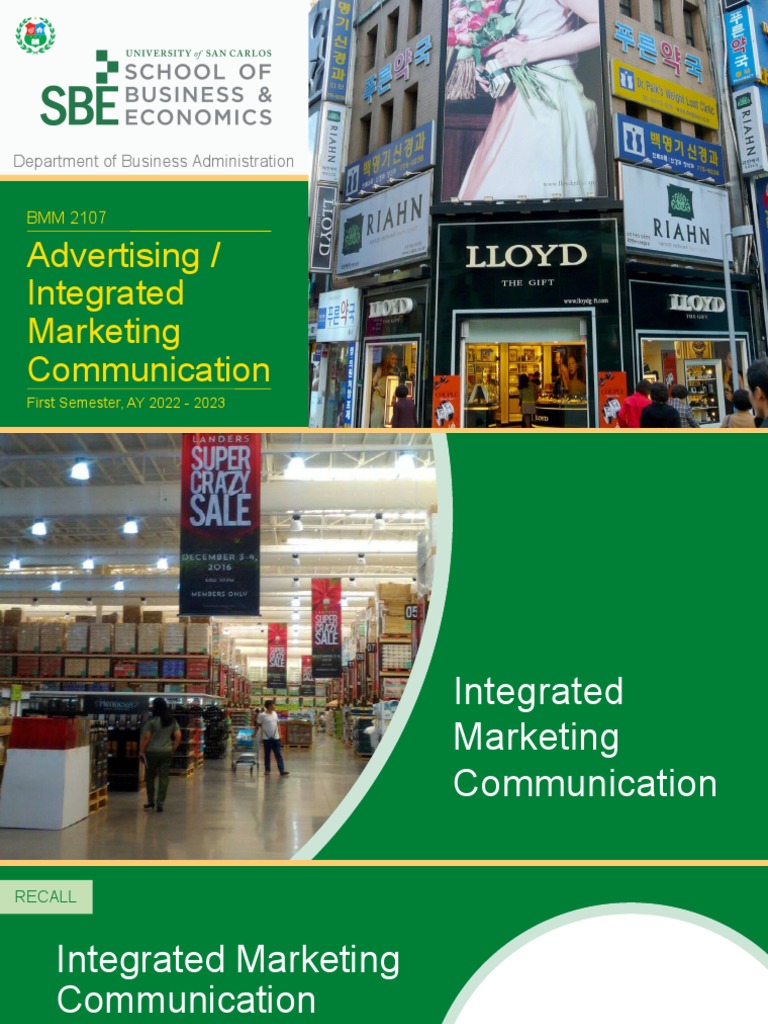 Integrated Marketing Communication PDF