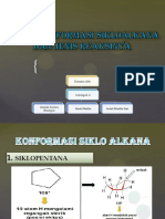 Sistem Konformasi Sikloalkana Dan Jenis Reaksinya