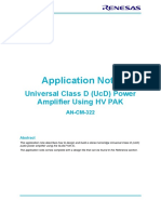 An-CM-322 Universal Class D (UcD) Power Amplifier Using HV PAK