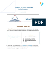 Learner Handbook For Talent LMS Rev 06-23-21