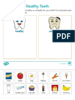 Healthy Teeth Cut and Paste Activity Us Ss 554 - Ver - 1