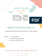 Group 2 Supply Function Non Linier