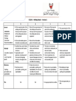 Writing Rubric