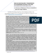 Implementación de Un Sistema de Medición de Potencia Inalámbrico para Una Carga Trifásica