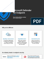 Microsoft Defender For Endpoint Overview