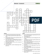 Clothes Material-Crossword