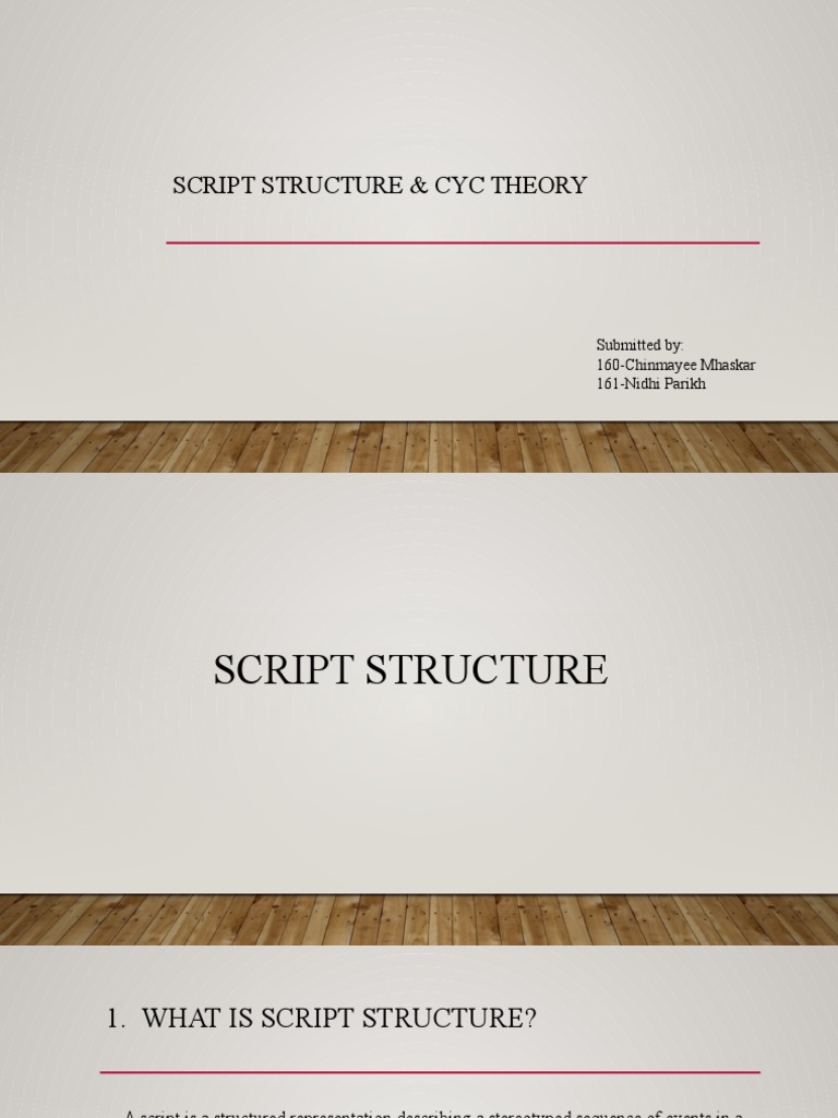 Script Structure and CYC Theory Overview | PDF