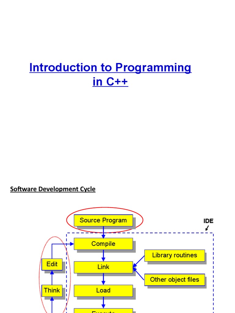 1 C++ Introduction | PDF | C++ | Programming