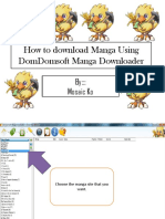 Fdocuments - in How To Download Manga Using Dom Domsoft Manga Downloader