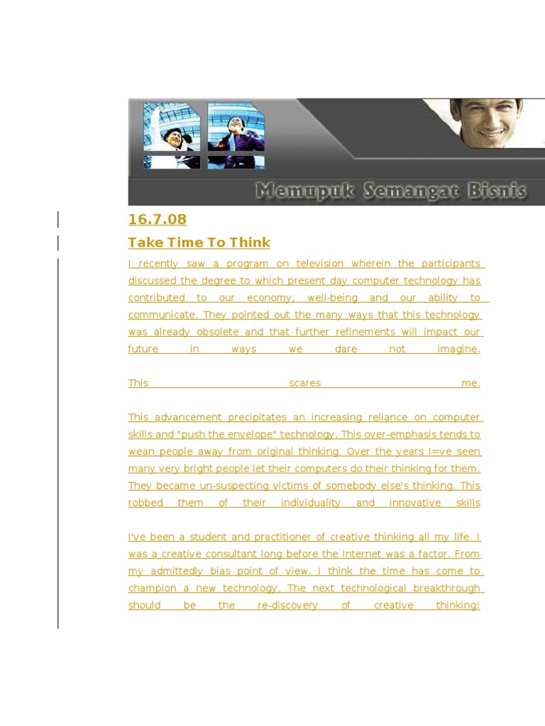 Rediscovering Creative Thinking | PDF | Career & Growth | Self-Improvement