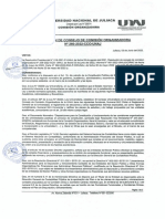 Resolución de Consejo Co #260-2022-Cco-Unaj