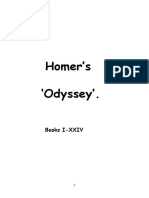 Homer’s Odyssey Book I-II