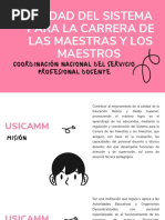 Coordinacion Nacional Del Servicio Profesional Docente