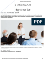 Artículo El Observado 01 2022 - Mindfulness Fortalece Las Habilidades Soft