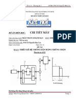 ĐỒ ÁN CHI TIẾT MÁY - Thiết Kế Hệ Thống Dẫn Động Thùng Trộn Sử Dụng Hộp Giảm Tốc Đồng Trục 2 Cấp