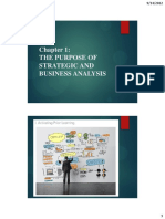 The Purpose of Strategic and Business Analysis