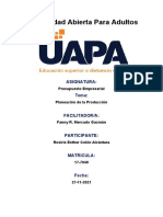 Planeación de inventarios y costos empresariales