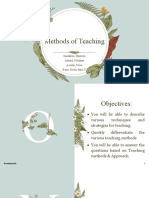 Methods of Teaching