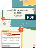 Kary's Documentation Portfolio: Ms. Hazel Joy Sayson (Pe Teacher)