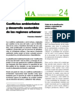 Sabatini - Conflictos Ambient Ales y Desarrollo Sostenible de Las Regiones Urbanas