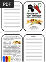 Cartilha Reciclando Com Minhocas