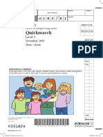 PTE考试Quickmarch真题2009年