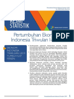 Badan Pusat Statistik - Pertumbuhan Ekonomi Indonesia Triwulan I-2019