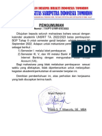 PENGUMUMAN WR II