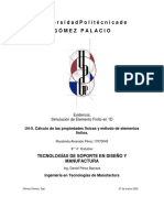 .Evidencia. Simulación de Elemento Finito en 1D