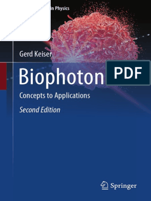 Biophotonics Concepts To Applications, 2nd - 9811934819 - Compressed, PDF, Laser