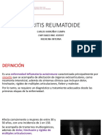 Artritis Reumatoide: Diagnóstico y Tratamiento