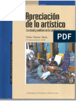 Apreciación de Lo Artístico. Lo Visual y Auditivo en La Cotidianidad Urbana de Flores, Gómez, Sierra (2016)