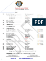 East Midlands Speakers Draft Programme For 18th July 2011