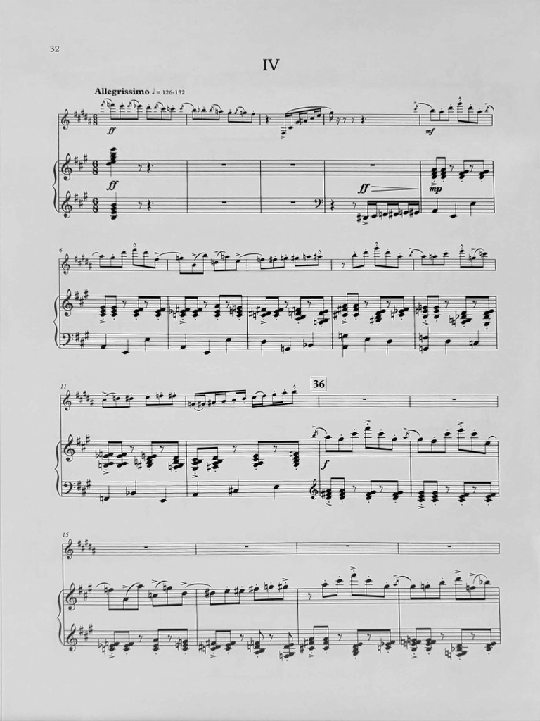 Francaix Concerto Movement 4 PDF