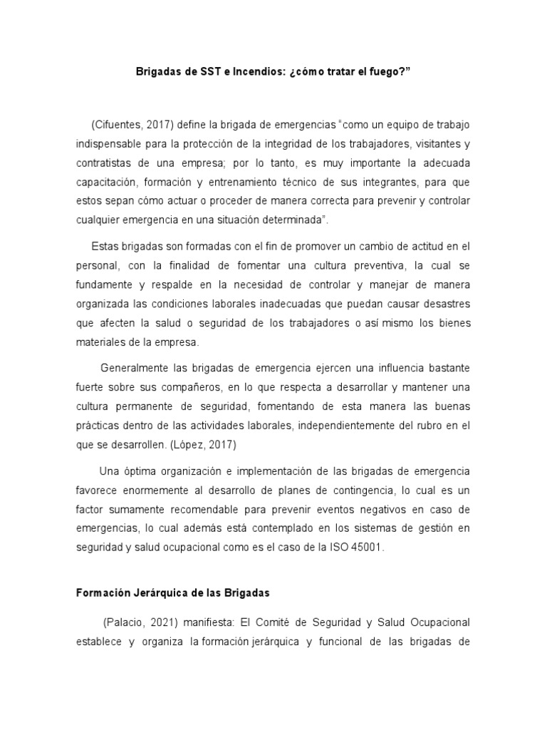 Brigadas de Emergencia en Empresas | PDF | Seguridad y salud ocupacional