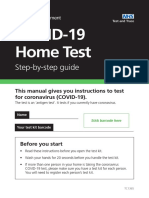 Coronavirus Home Test Step-By-Step Guide