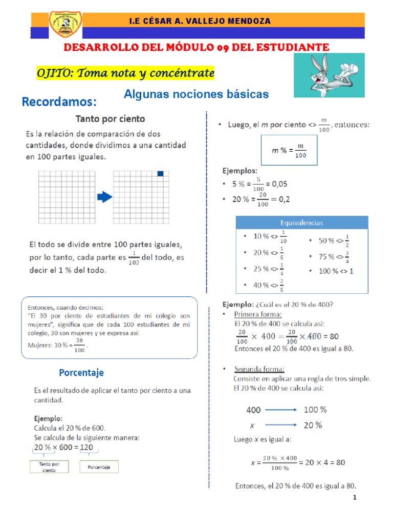 Operaciones de Descuentos y Porcentajes | PDF