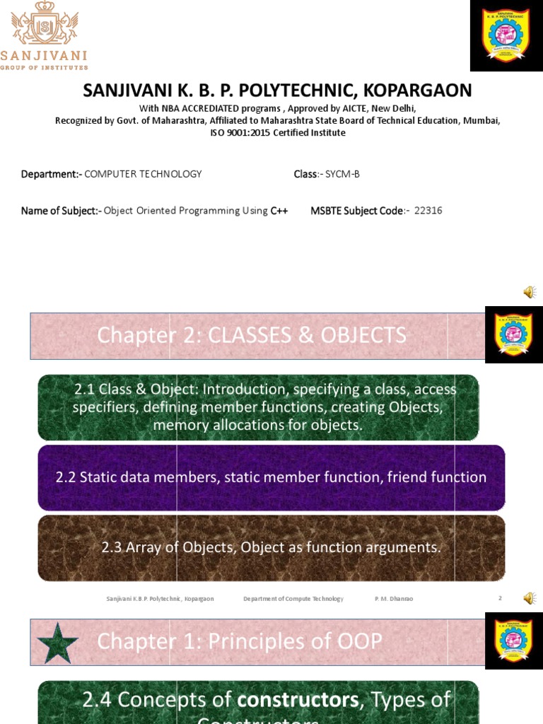 2.2.2 Static Member, Function | PDF | C++ | Programming