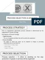 PROCESS SELECTION ANALYSIS