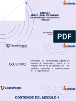 Contenido Modulo 1 Marco Legal Colombiano en Seguridad y Salud en El Trabajo