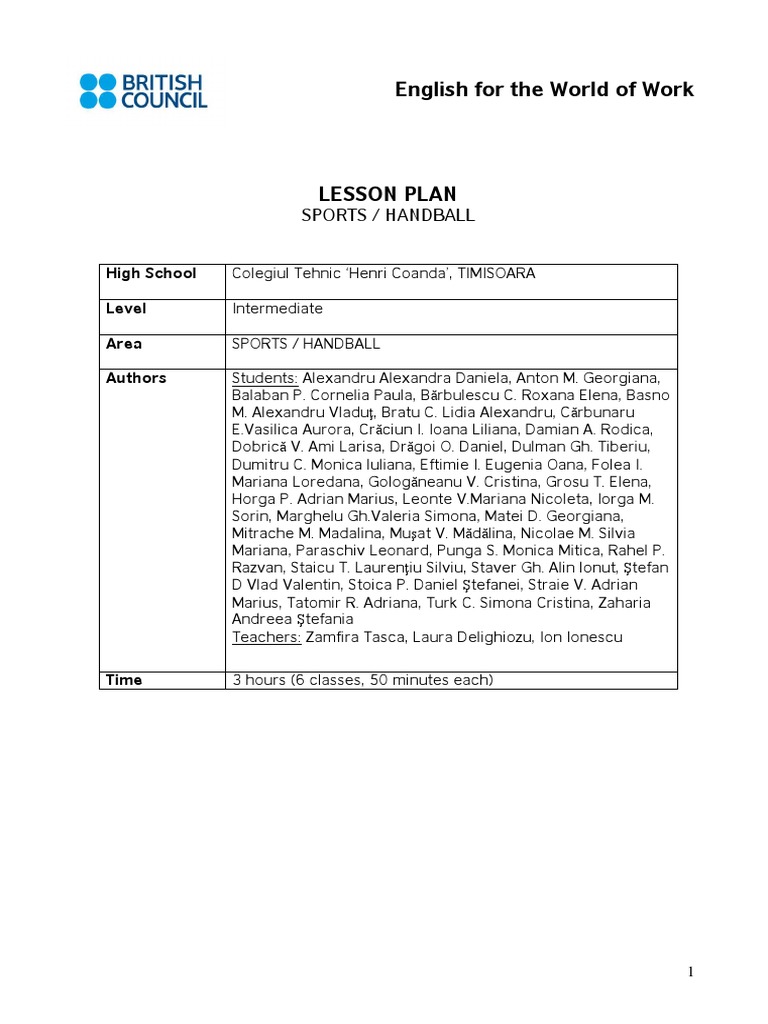 Sports Handball Intermediateb1 220409 190000 PDF Hand Anatomical