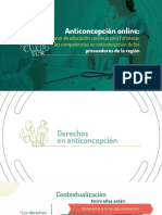 Derechos en Anticoncepción