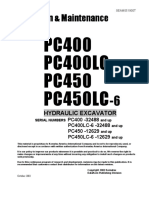 Komatsu PC400-6 SEAM051900T Operation & Maintenance Manual
