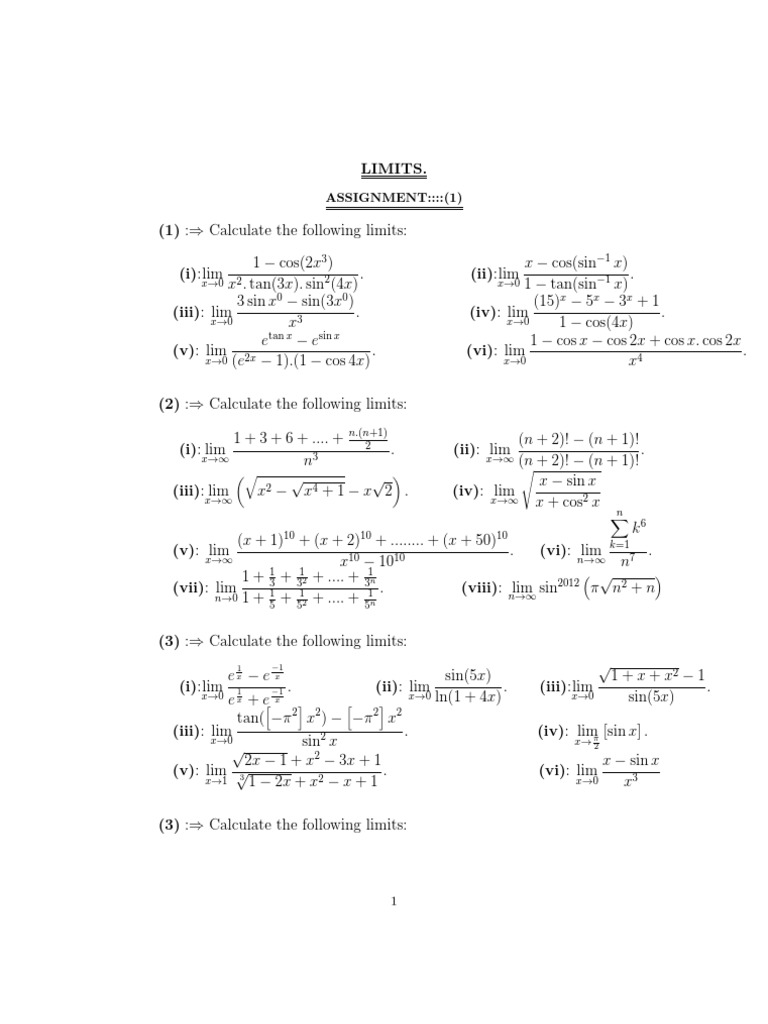 Limits